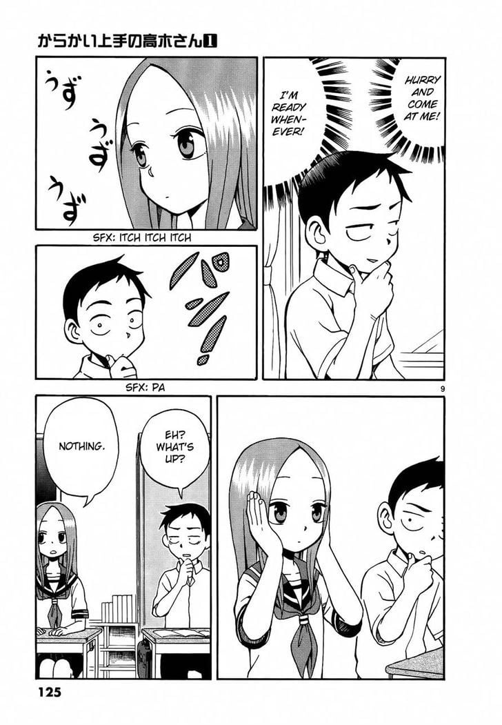 Karakai Jouzu No Takagi-San chapter 8 - page 9