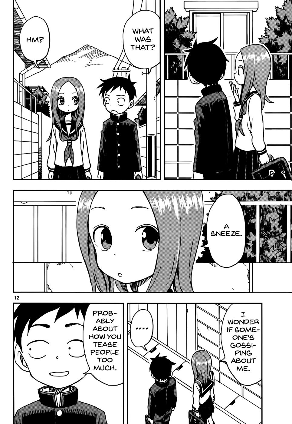 Karakai Jouzu No Takagi-San chapter 78 - page 12