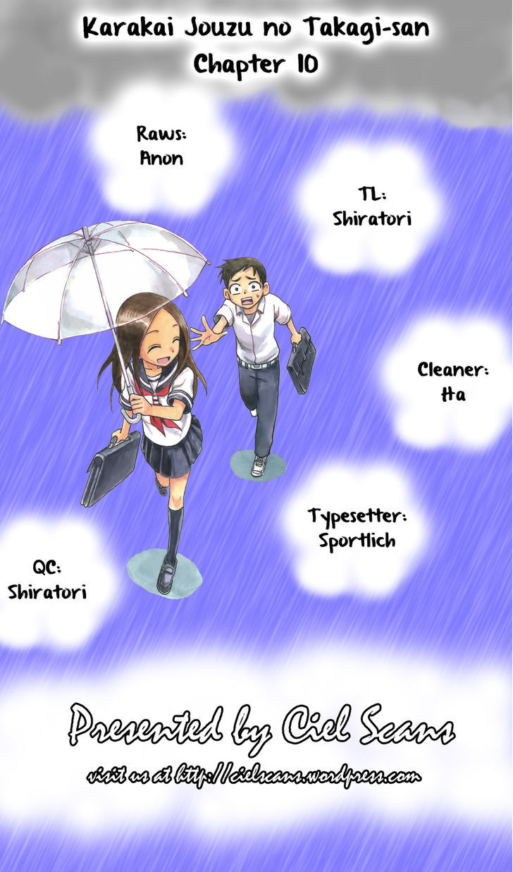 Karakai Jouzu No Takagi-San chapter 10 - page 1