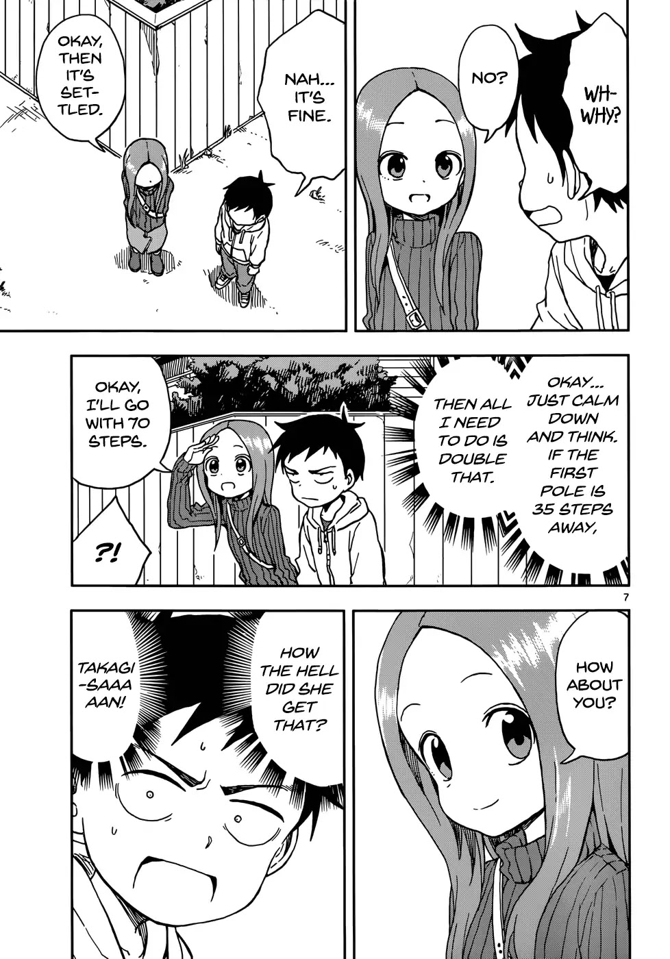 Karakai Jouzu No Takagi-San chapter 80 - page 7