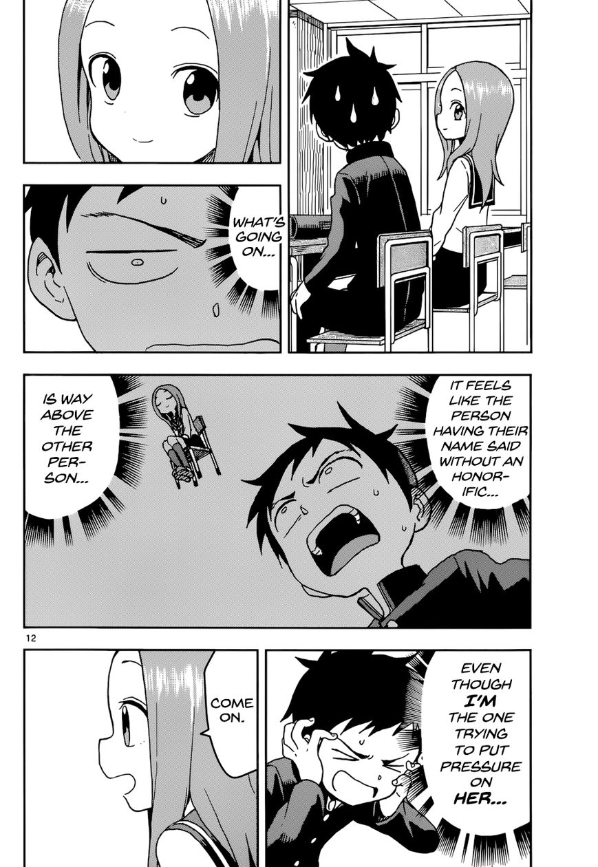 Karakai Jouzu No Takagi-San chapter 81 - page 12