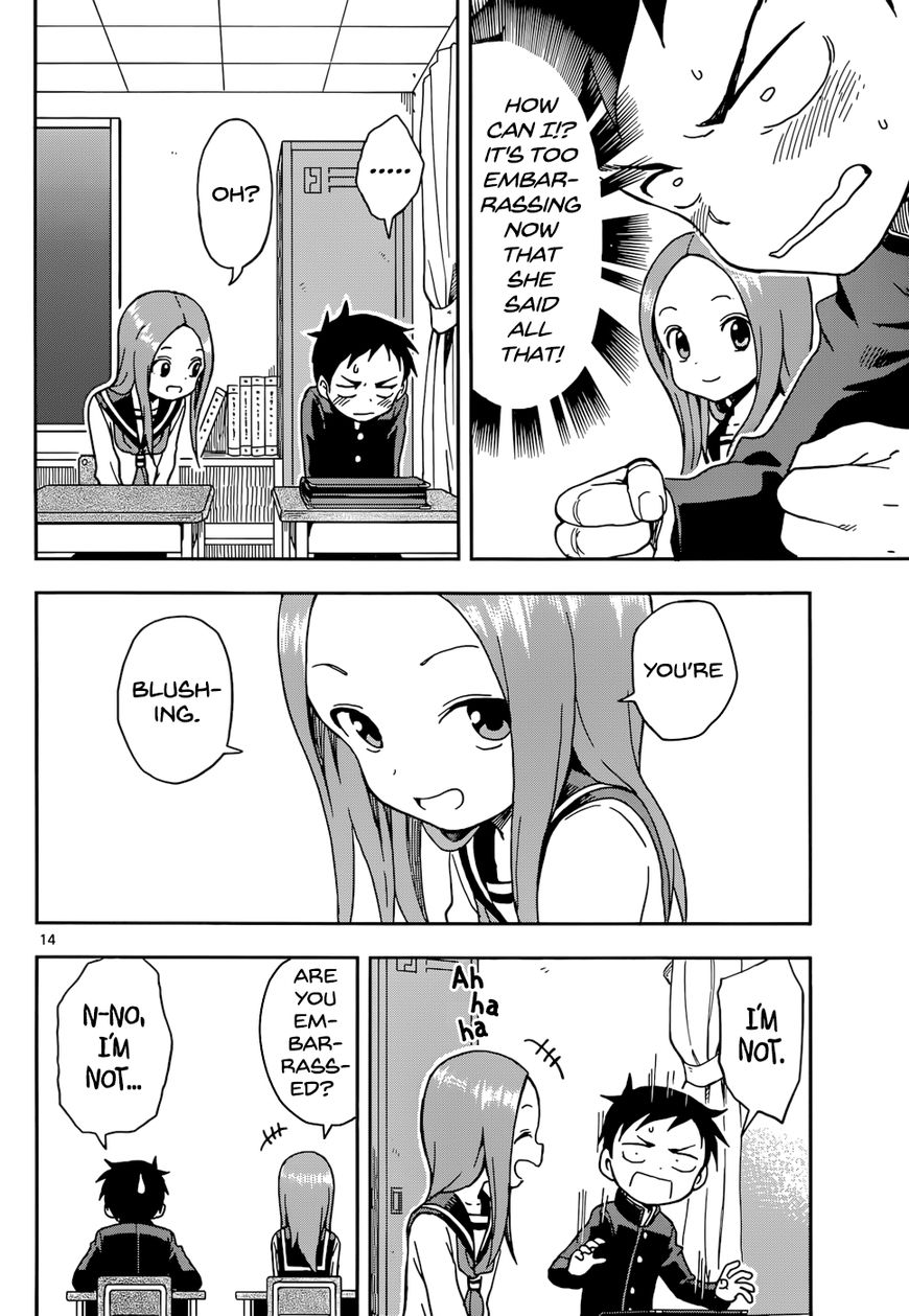 Karakai Jouzu No Takagi-San chapter 81 - page 14
