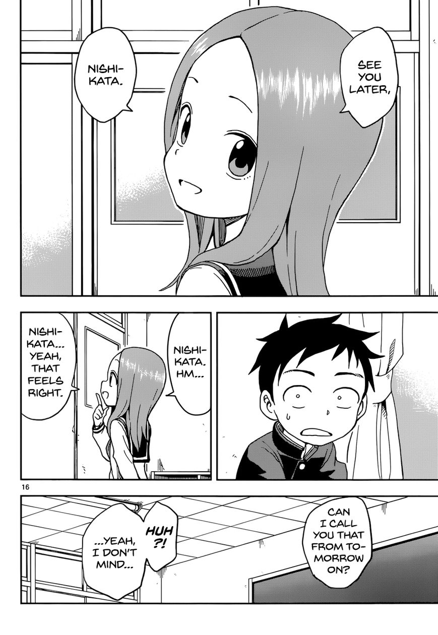 Karakai Jouzu No Takagi-San chapter 81 - page 16
