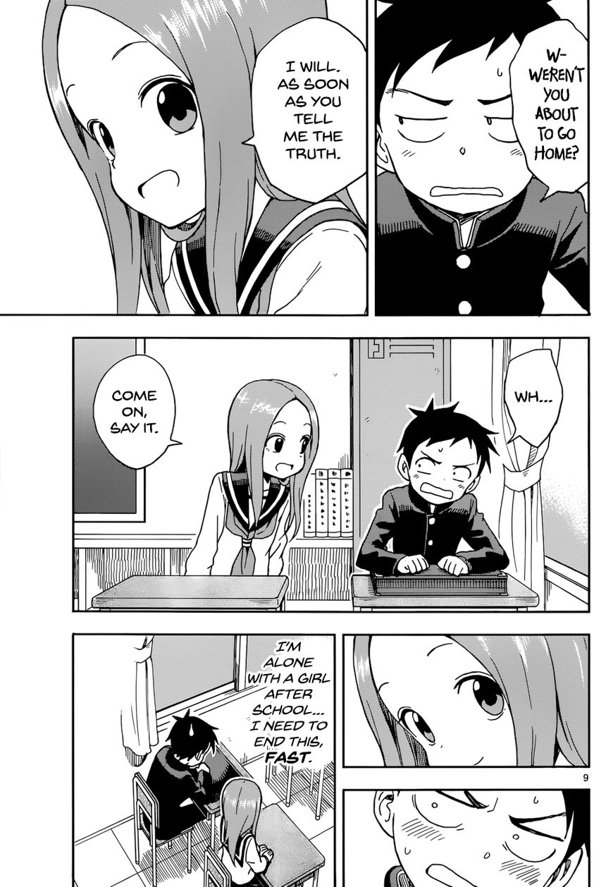 Karakai Jouzu No Takagi-San chapter 81 - page 9