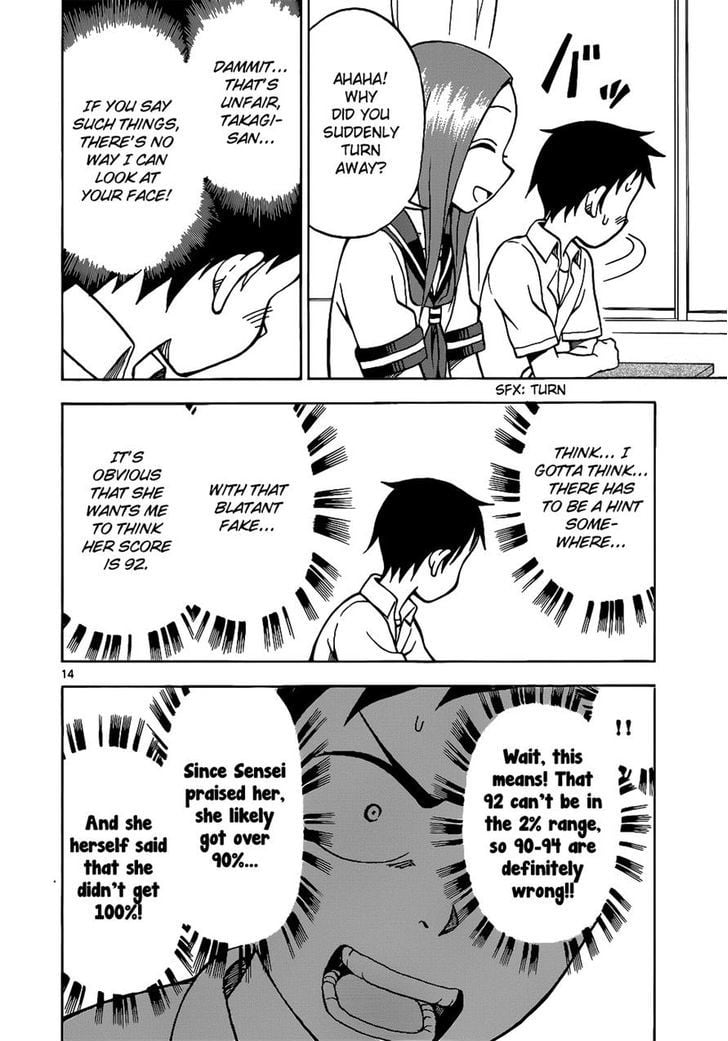 Karakai Jouzu No Takagi-San chapter 12 - page 14