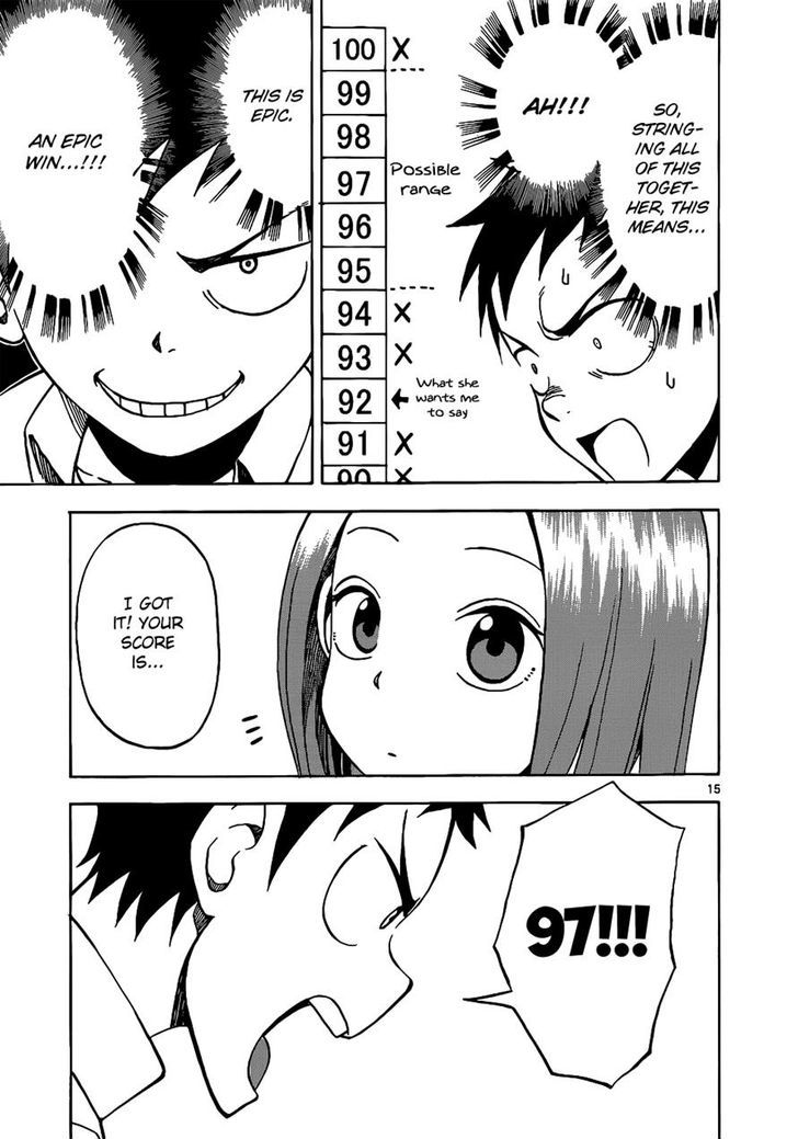Karakai Jouzu No Takagi-San chapter 12 - page 15