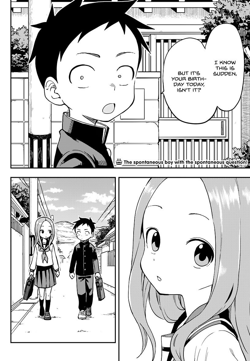 Karakai Jouzu No Takagi-San chapter 168 - page 2