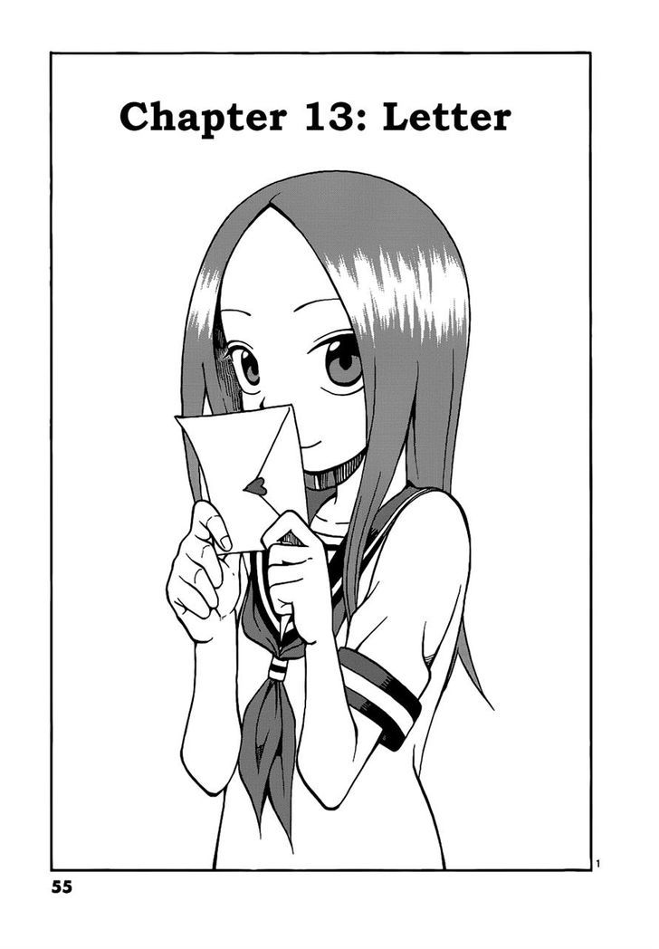 Karakai Jouzu No Takagi-San chapter 13 - page 1