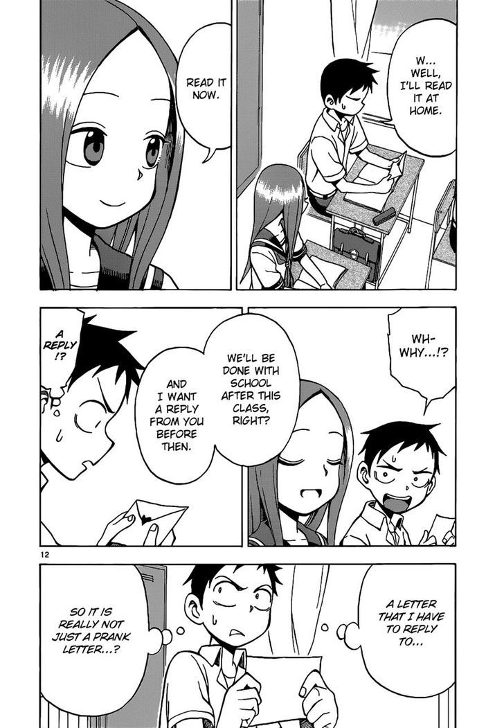 Karakai Jouzu No Takagi-San chapter 13 - page 12