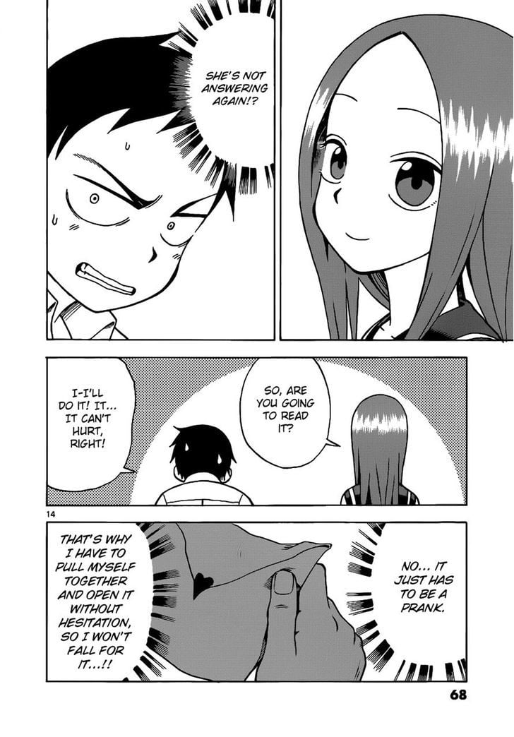 Karakai Jouzu No Takagi-San chapter 13 - page 14