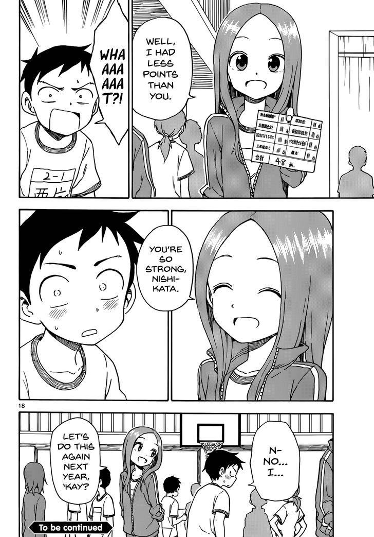 Karakai Jouzu No Takagi-San chapter 52 - page 18