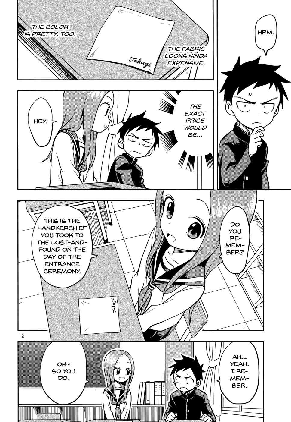 Karakai Jouzu No Takagi-San chapter 117 - page 12