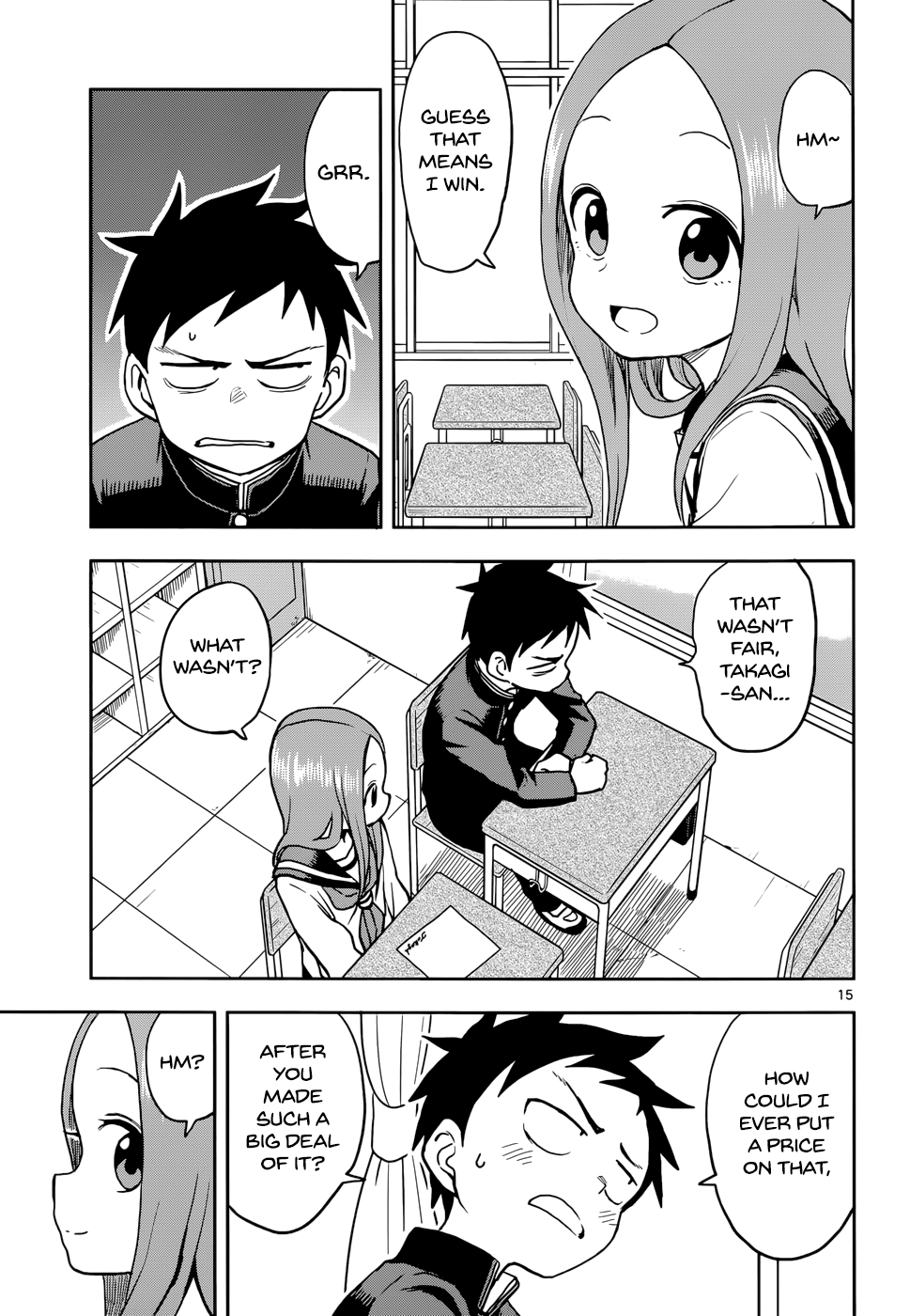 Karakai Jouzu No Takagi-San chapter 117 - page 15