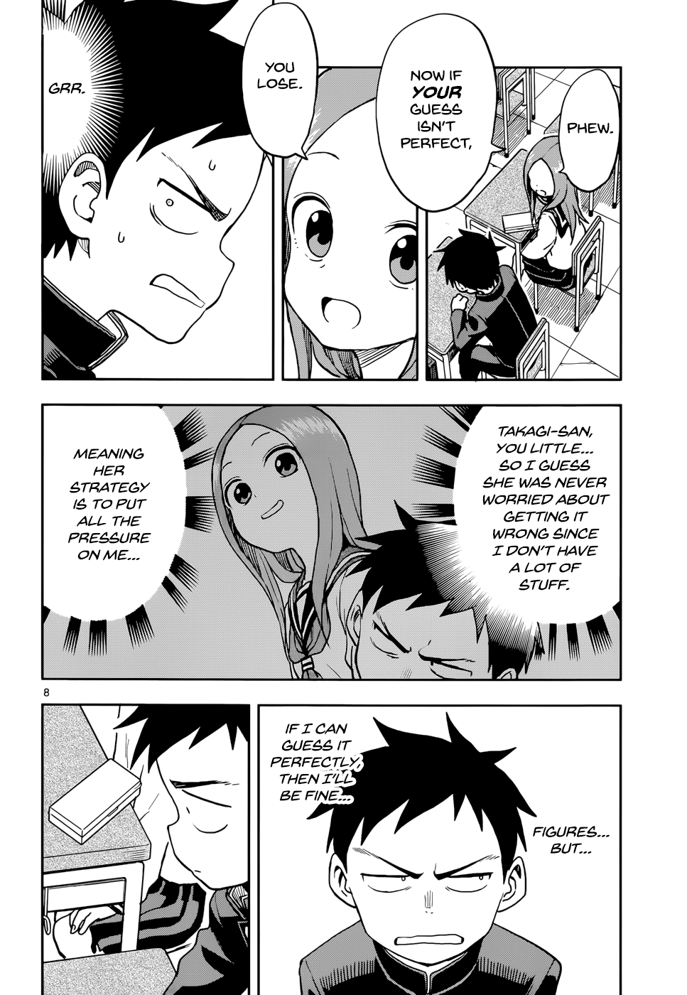 Karakai Jouzu No Takagi-San chapter 117 - page 8