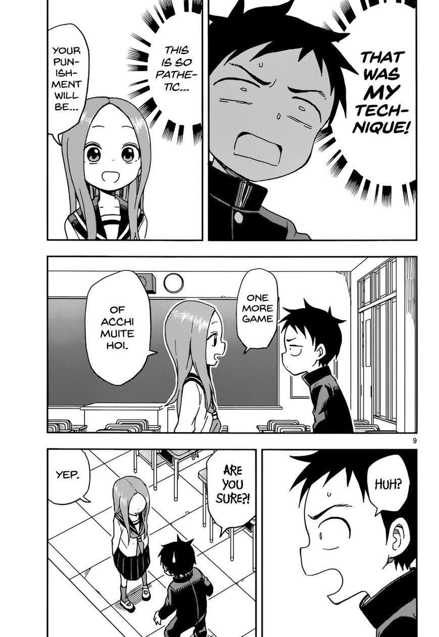 Karakai Jouzu No Takagi-San chapter 82 - page 10