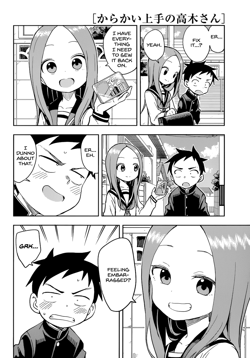 Karakai Jouzu No Takagi-San chapter 152 - page 4