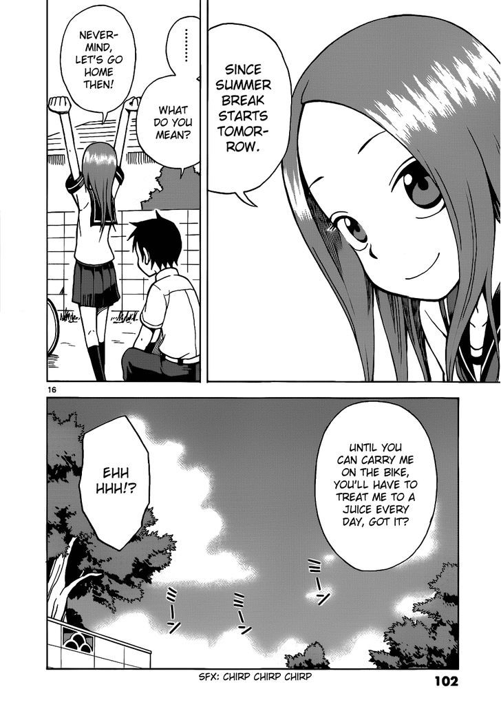 Karakai Jouzu No Takagi-San chapter 15 - page 17