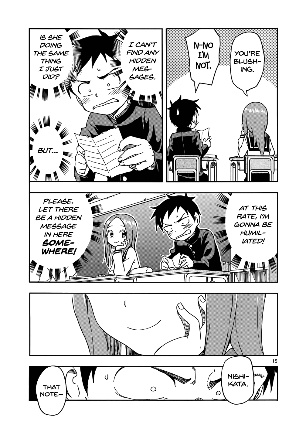 Karakai Jouzu No Takagi-San chapter 84 - page 15