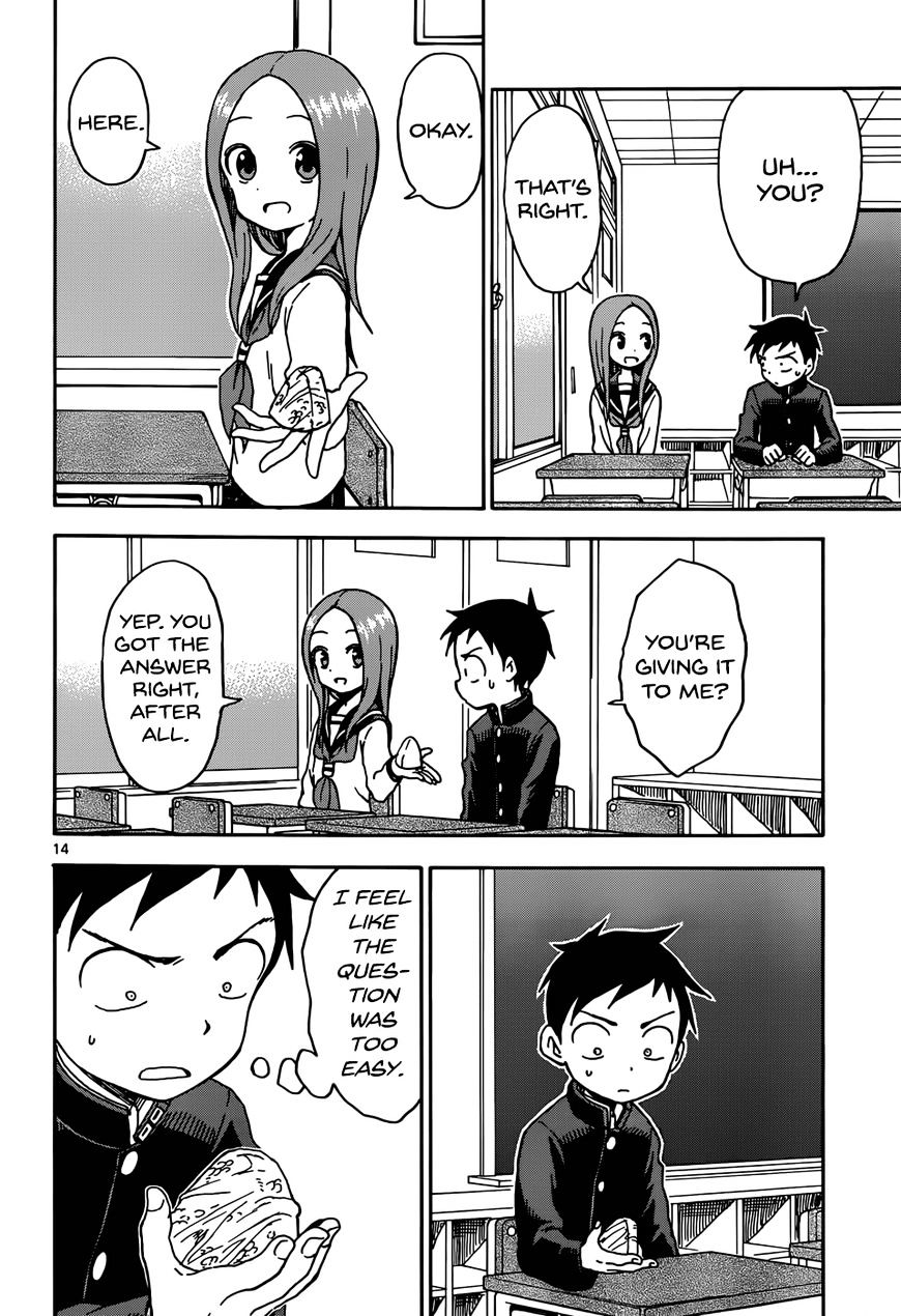 Karakai Jouzu No Takagi-San chapter 54 - page 14