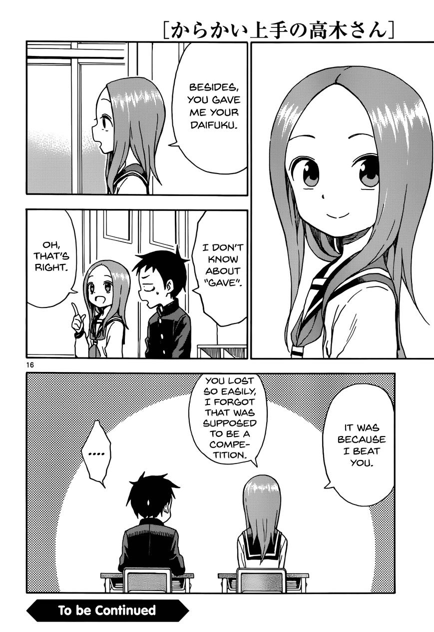 Karakai Jouzu No Takagi-San chapter 54 - page 16