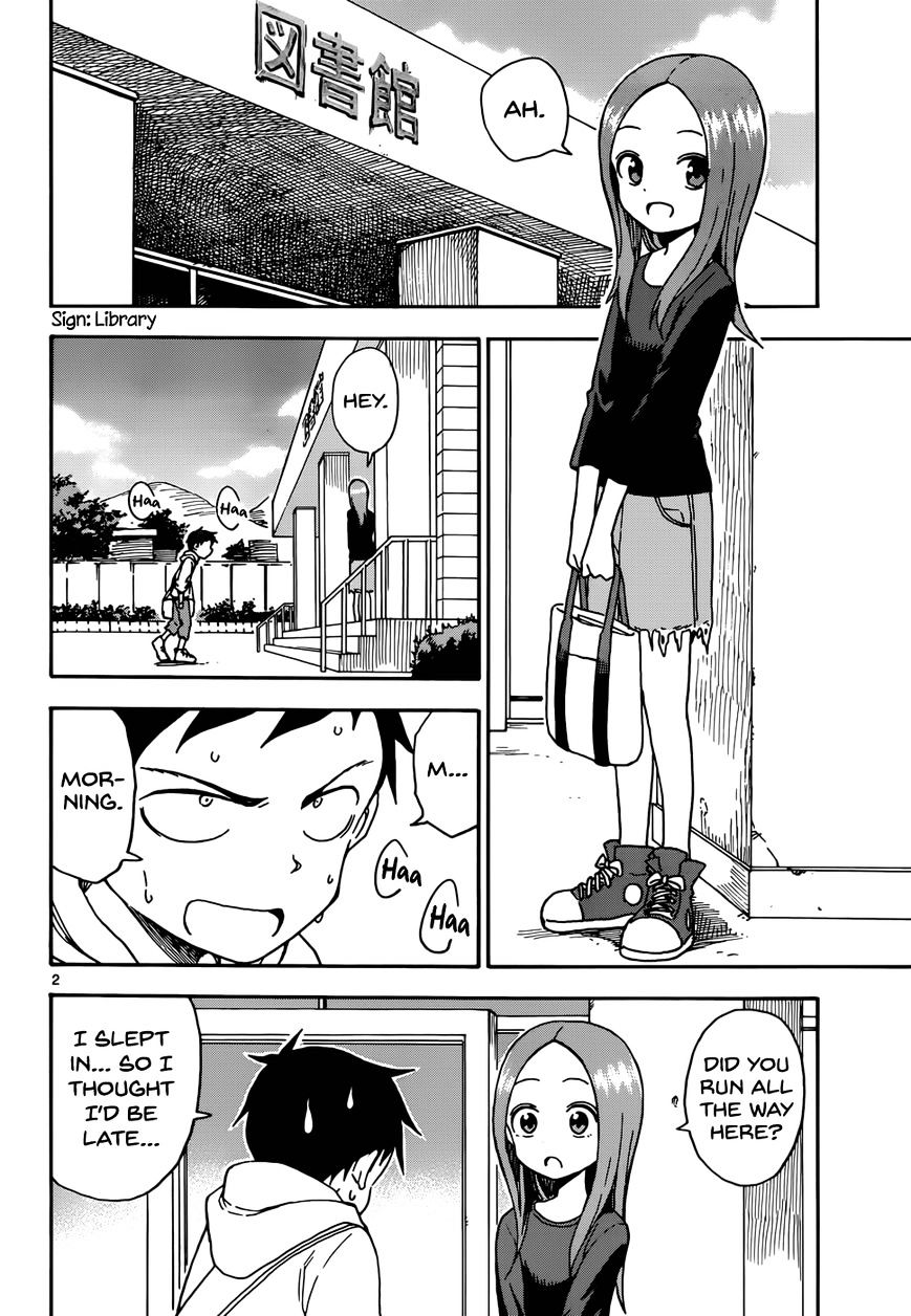 Karakai Jouzu No Takagi-San chapter 55 - page 2