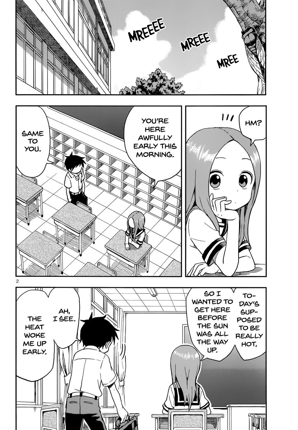 Karakai Jouzu No Takagi-San chapter 86 - page 2