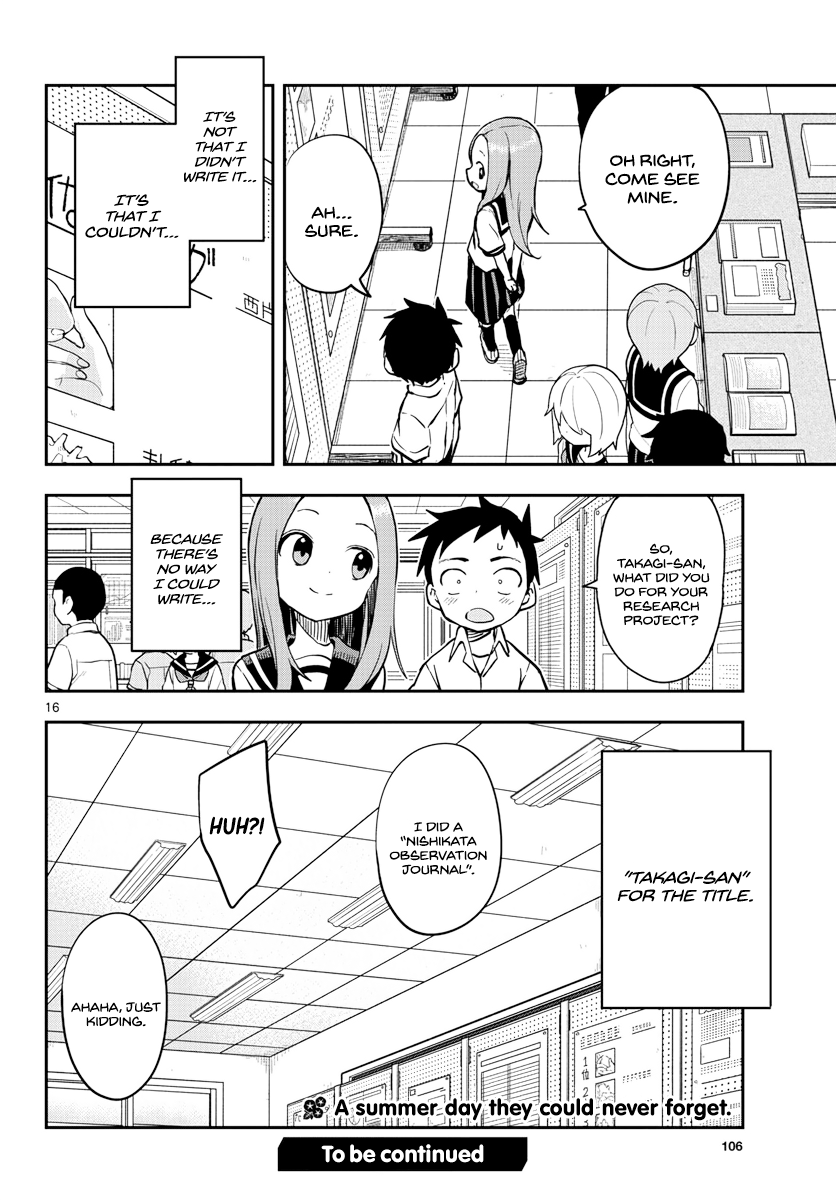 Karakai Jouzu No Takagi-San chapter 158 - page 18
