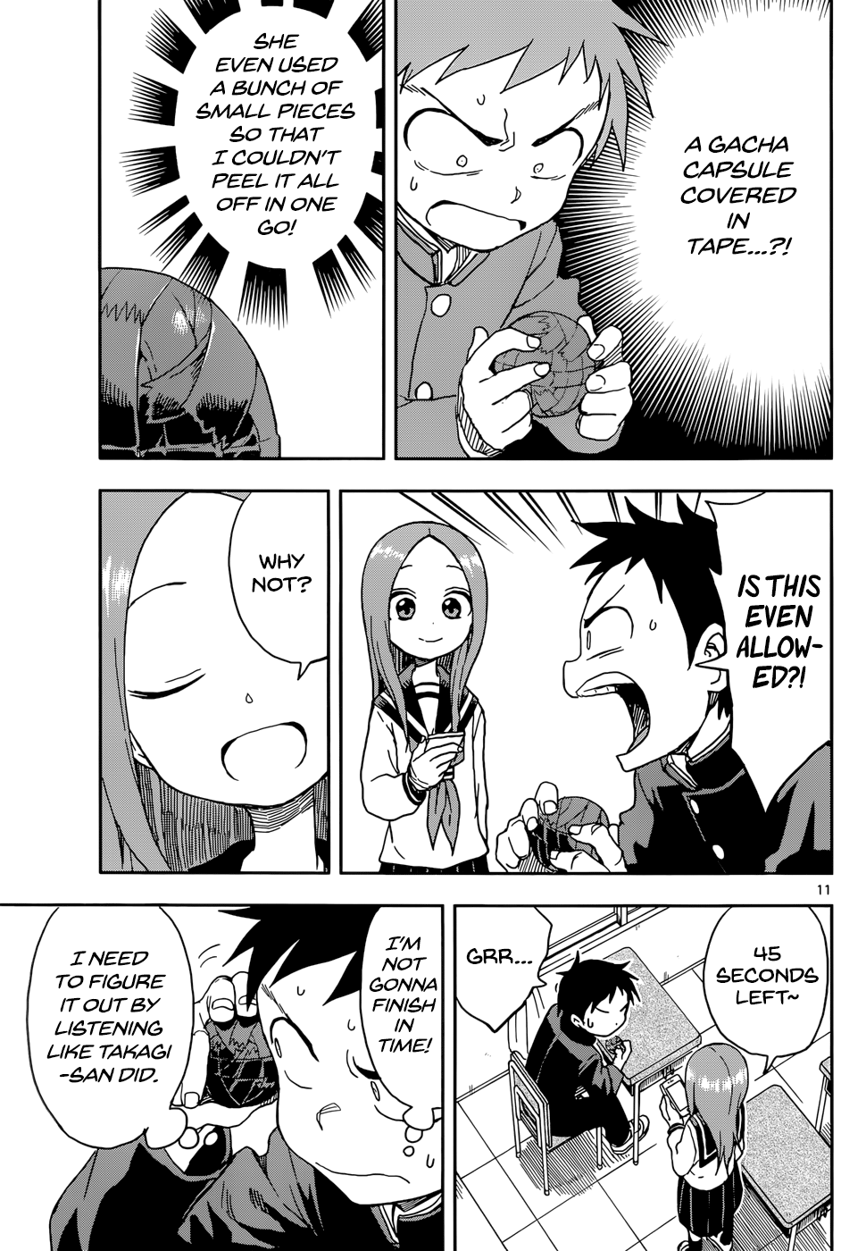 Karakai Jouzu No Takagi-San chapter 87 - page 11