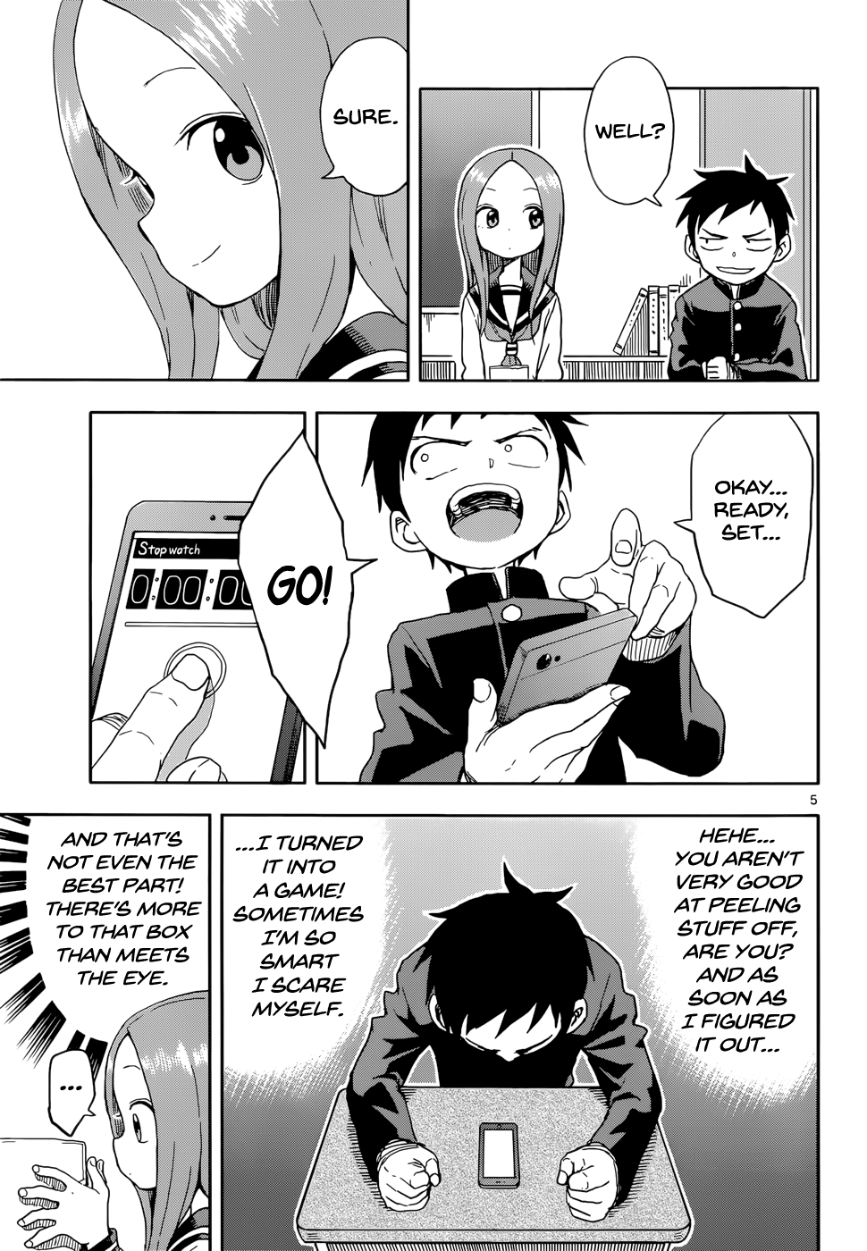 Karakai Jouzu No Takagi-San chapter 87 - page 5