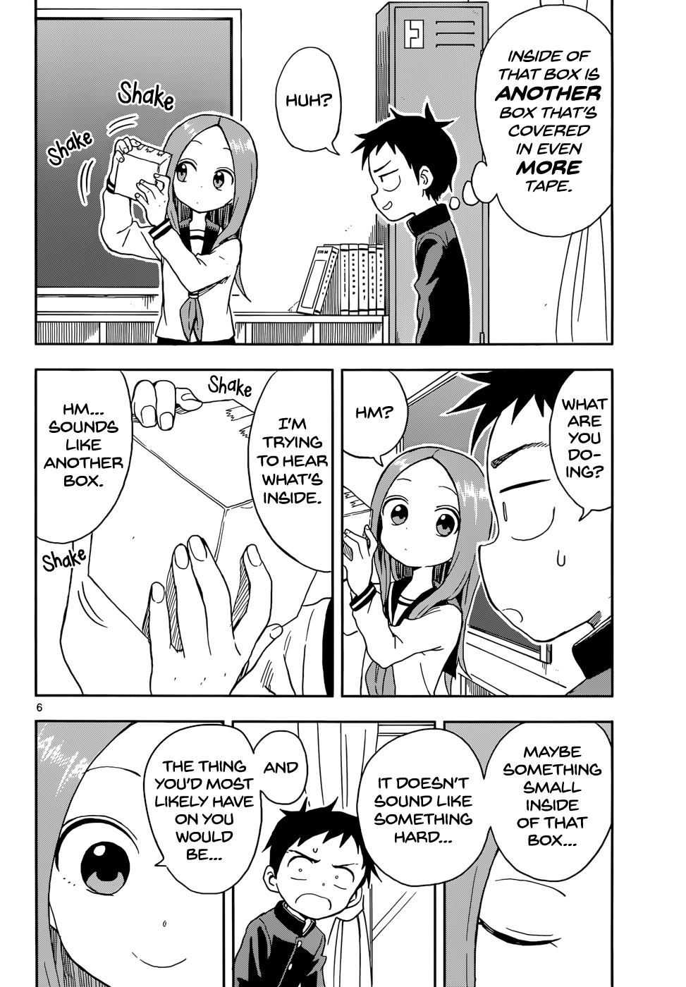 Karakai Jouzu No Takagi-San chapter 87 - page 6