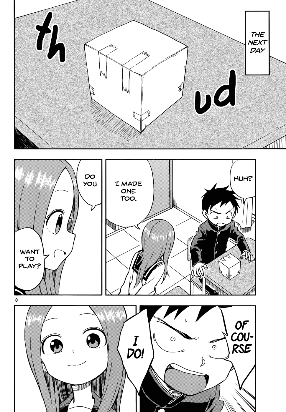 Karakai Jouzu No Takagi-San chapter 87 - page 8