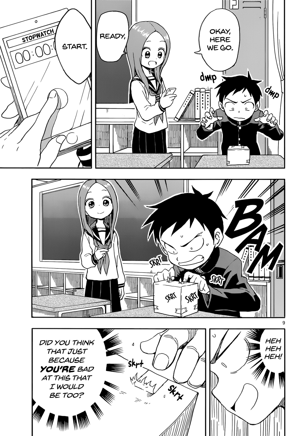 Karakai Jouzu No Takagi-San chapter 87 - page 9