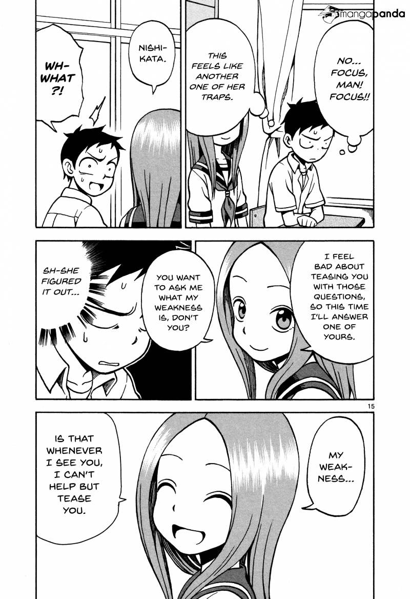 Karakai Jouzu No Takagi-San chapter 19 - page 15