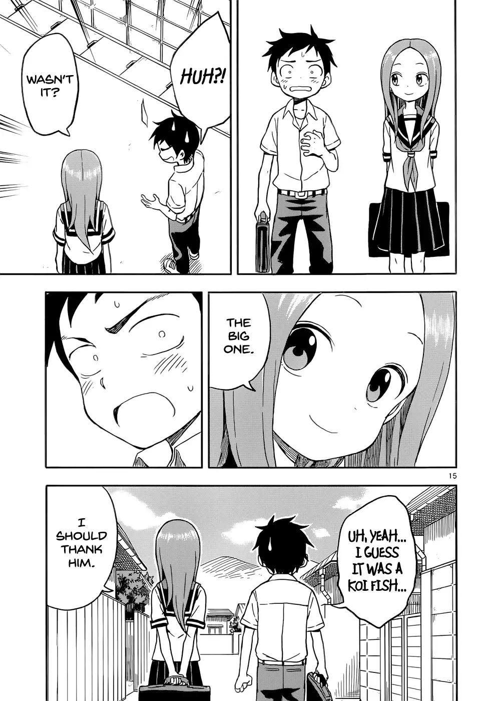 Karakai Jouzu No Takagi-San chapter 89 - page 15