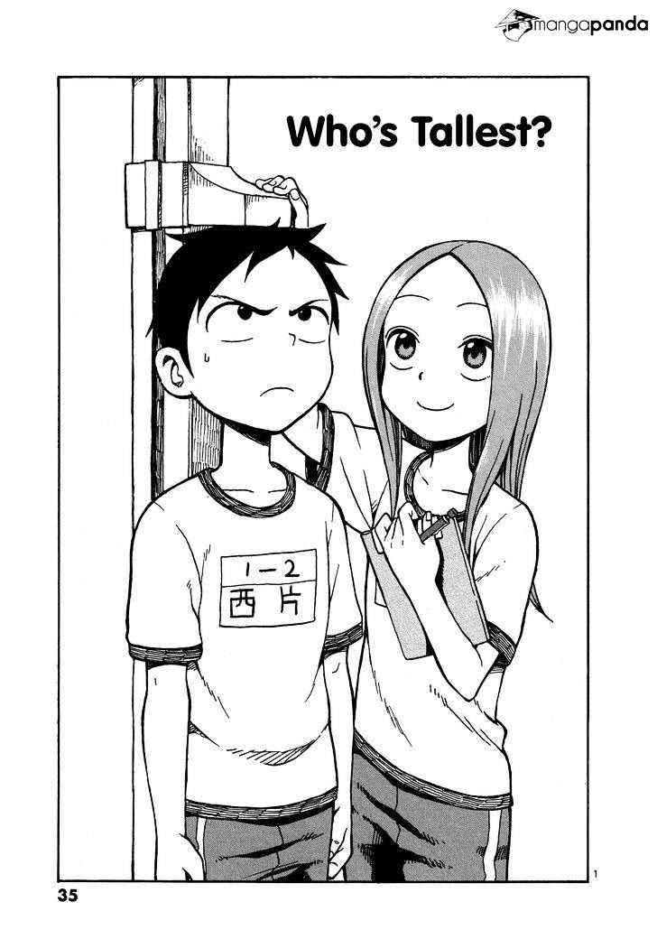 Karakai Jouzu No Takagi-San chapter 20 - page 1