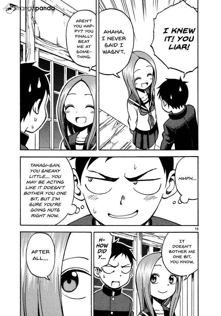 Karakai Jouzu No Takagi-San chapter 20 - page 15