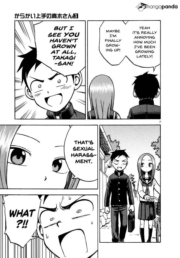 Karakai Jouzu No Takagi-San chapter 20 - page 7