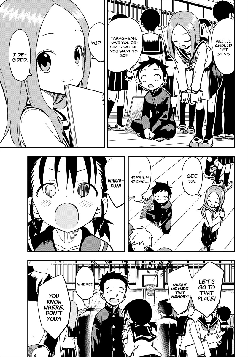 Karakai Jouzu No Takagi-San chapter 159.1 - page 5
