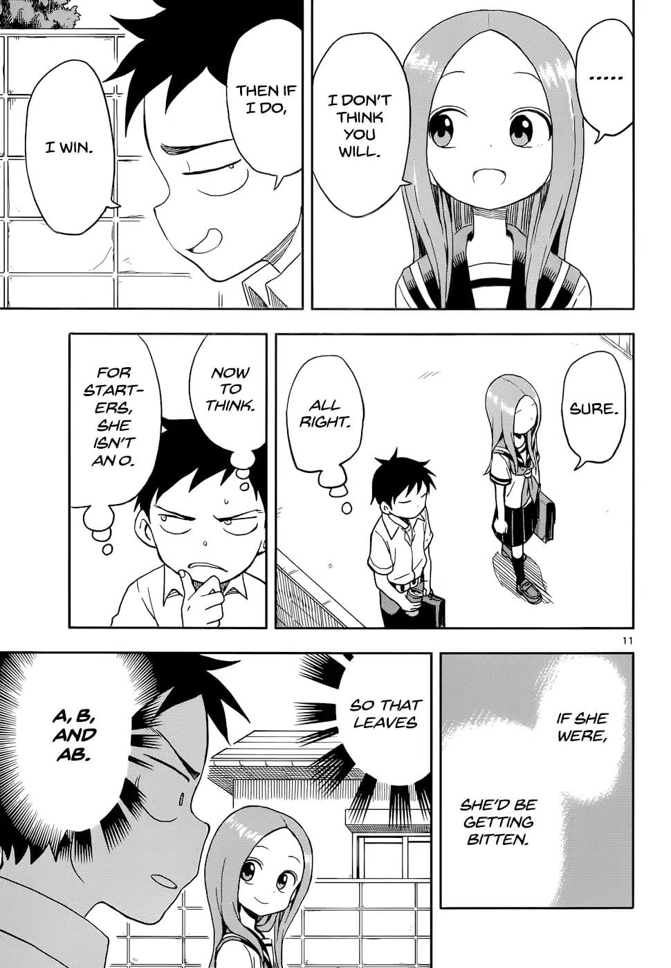 Karakai Jouzu No Takagi-San chapter 90 - page 11