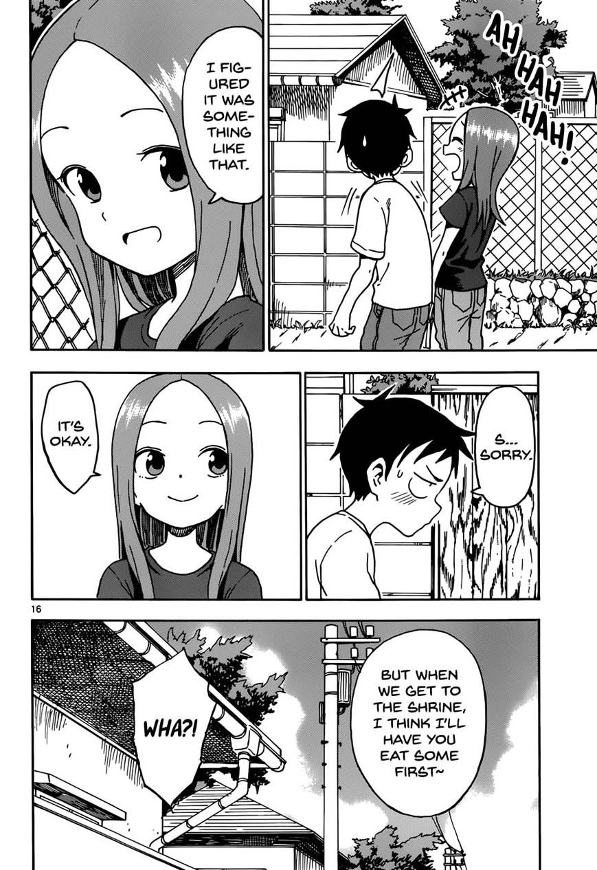Karakai Jouzu No Takagi-San chapter 60 - page 15