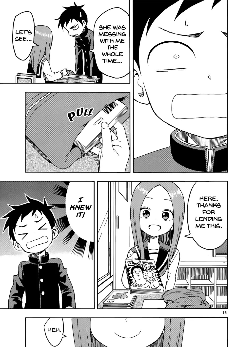 Karakai Jouzu No Takagi-San chapter 91 - page 15