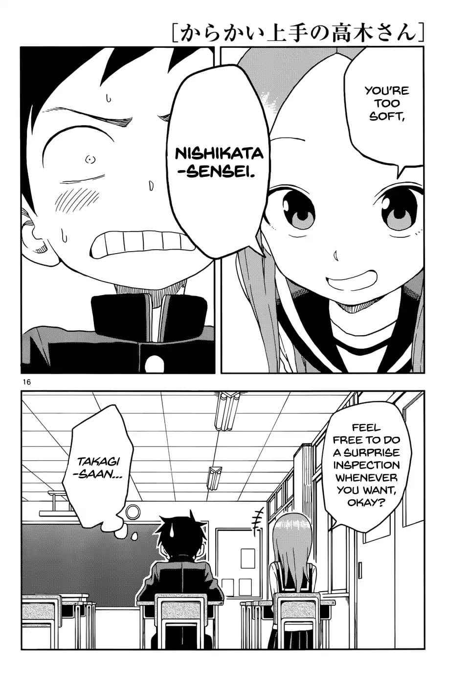 Karakai Jouzu No Takagi-San chapter 91 - page 16