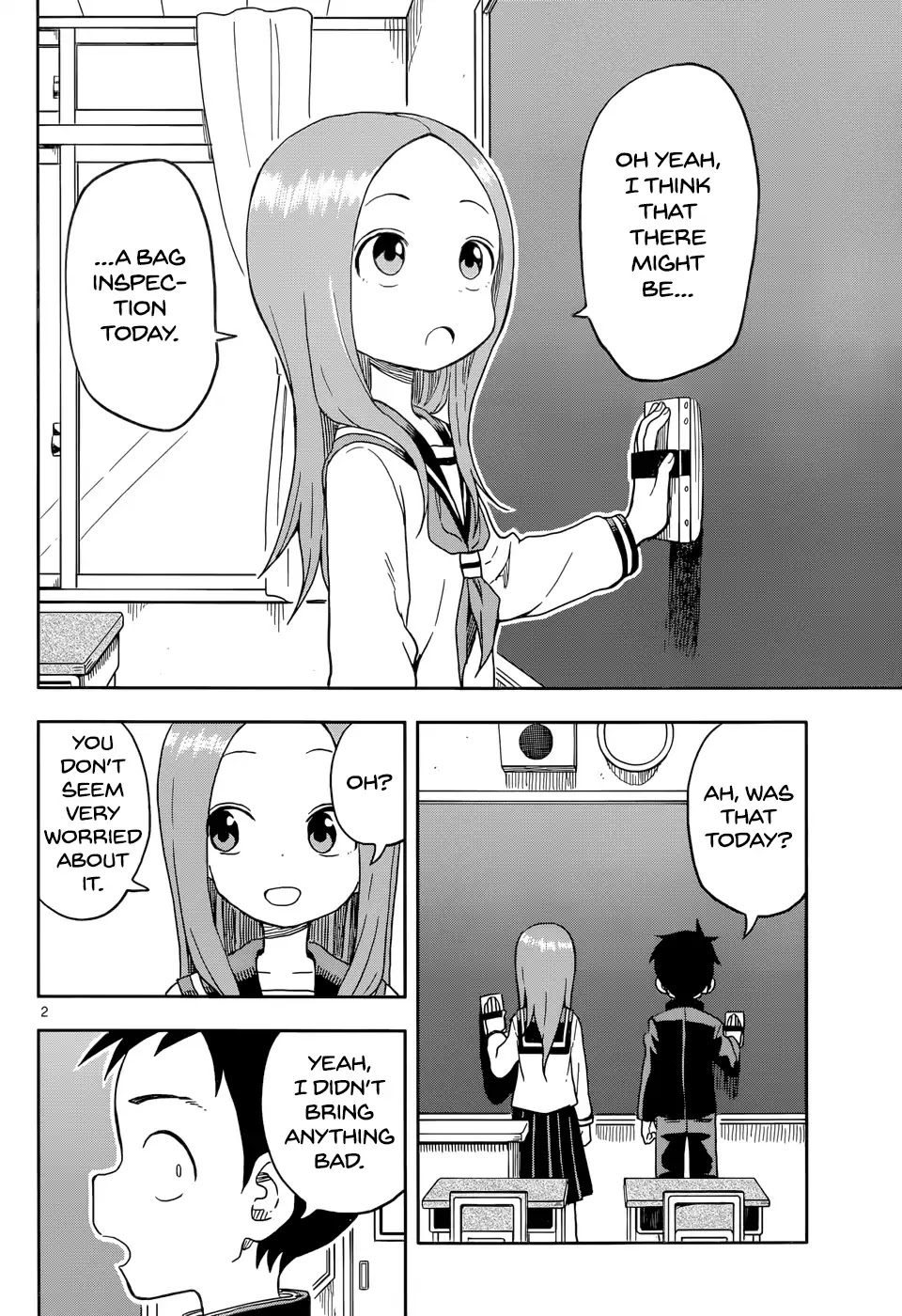 Karakai Jouzu No Takagi-San chapter 91 - page 2