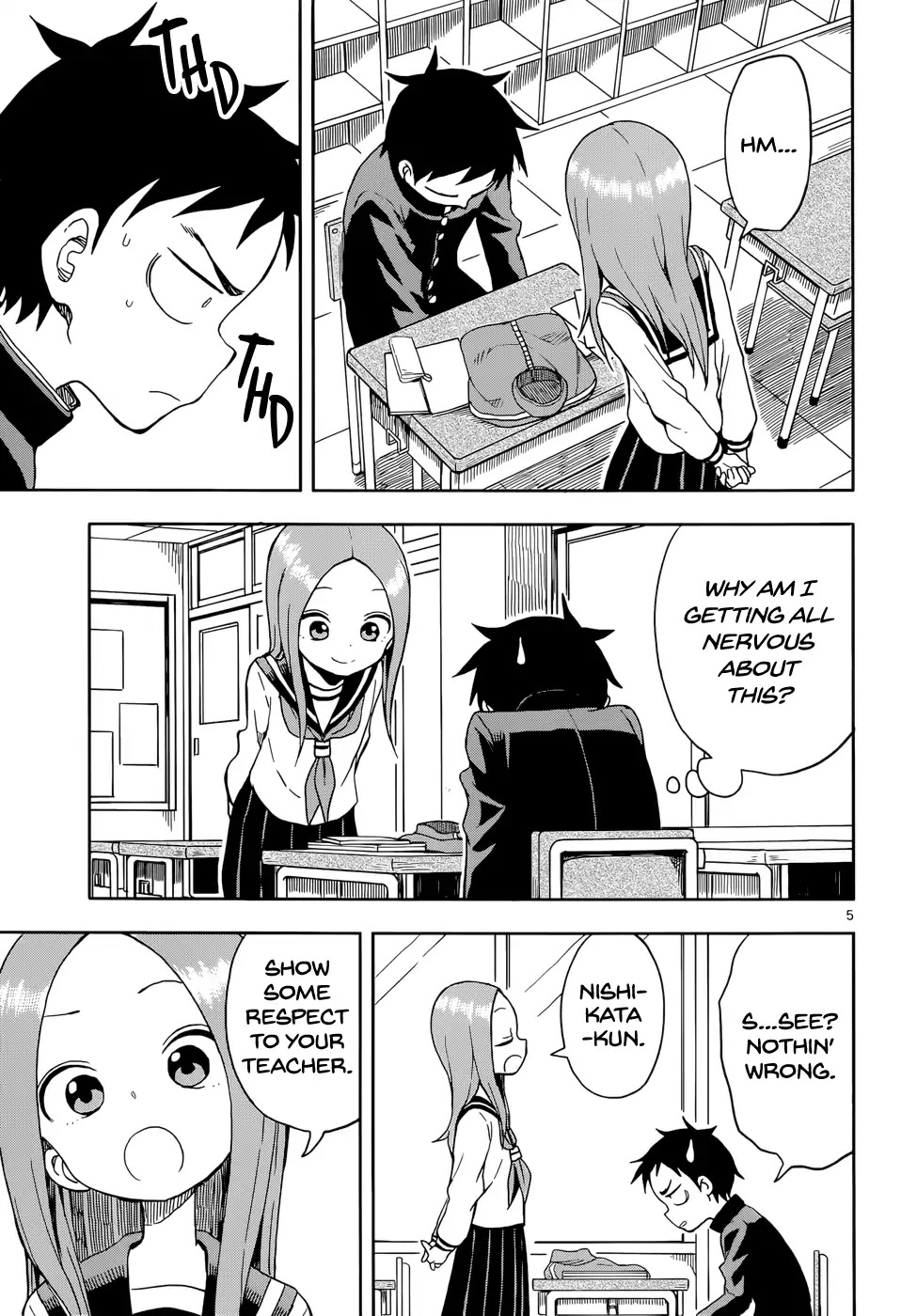 Karakai Jouzu No Takagi-San chapter 91 - page 5