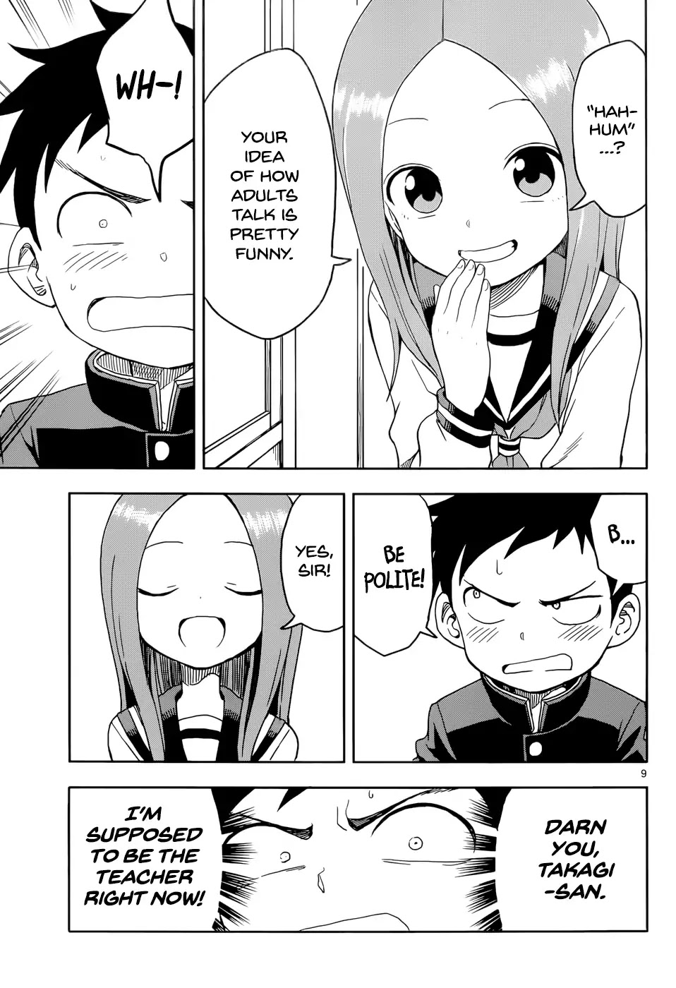 Karakai Jouzu No Takagi-San chapter 91 - page 9