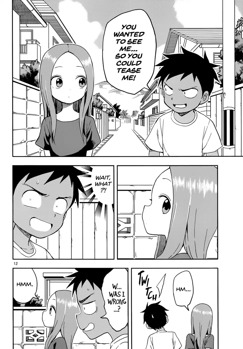 Karakai Jouzu No Takagi-San chapter 92 - page 12