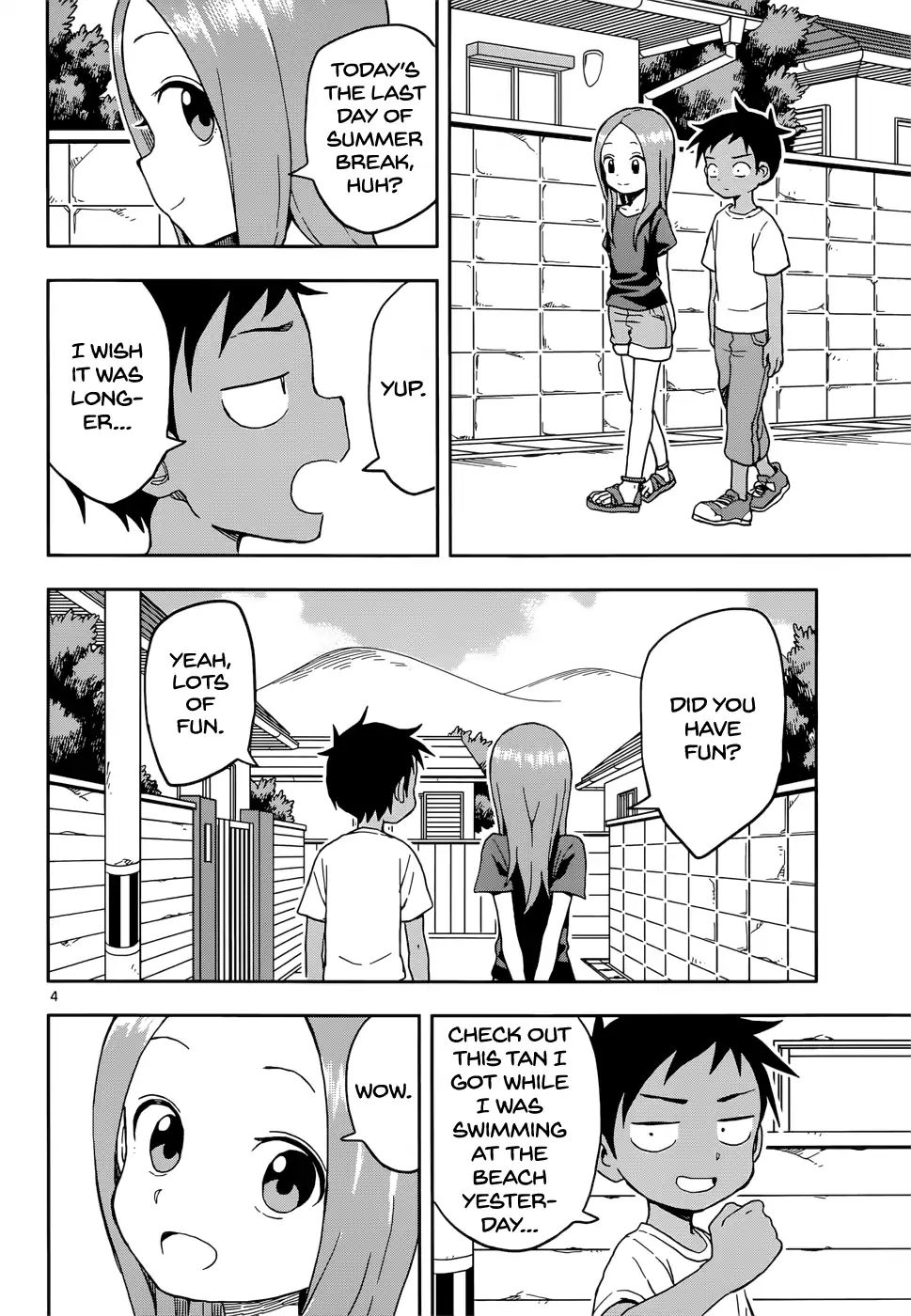 Karakai Jouzu No Takagi-San chapter 92 - page 4