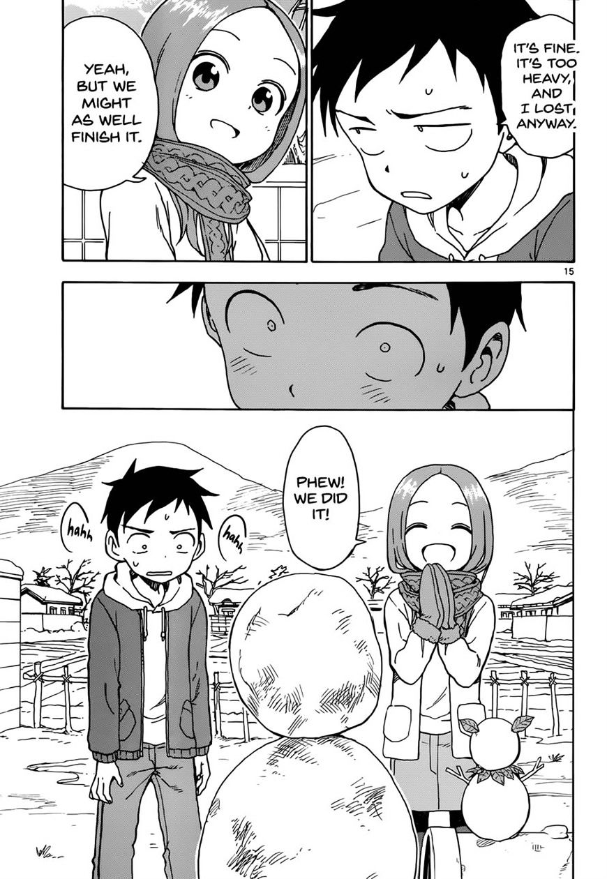Karakai Jouzu No Takagi-San chapter 62 - page 15