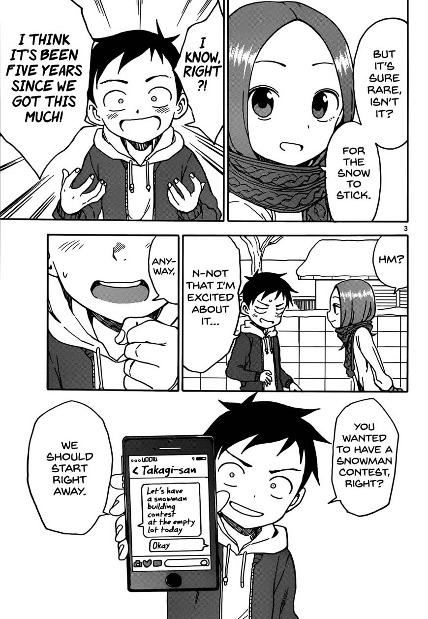 Karakai Jouzu No Takagi-San chapter 62 - page 3