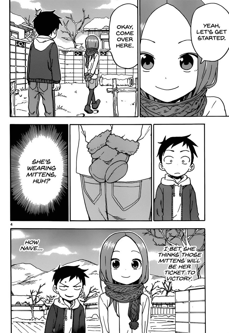 Karakai Jouzu No Takagi-San chapter 62 - page 4